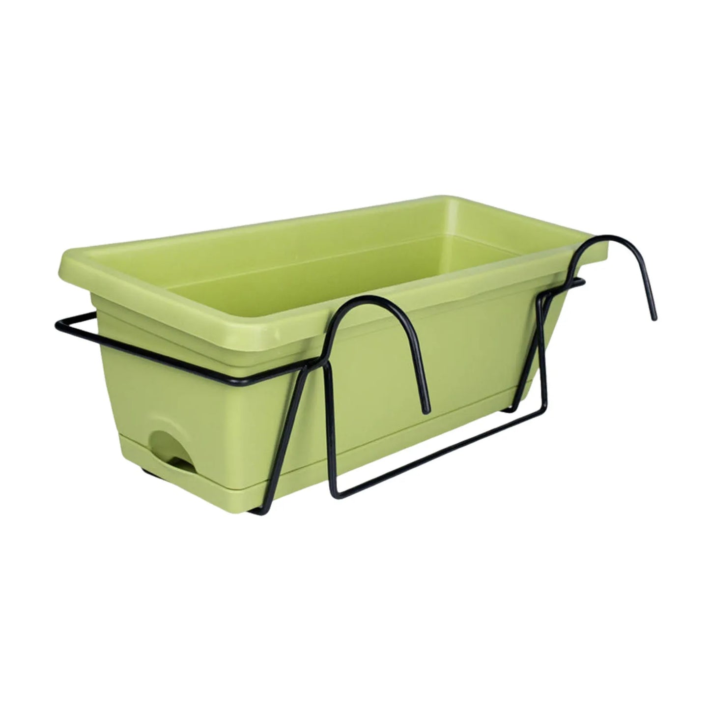 Railing & Window Box Flower Pot for Garden & Yard
