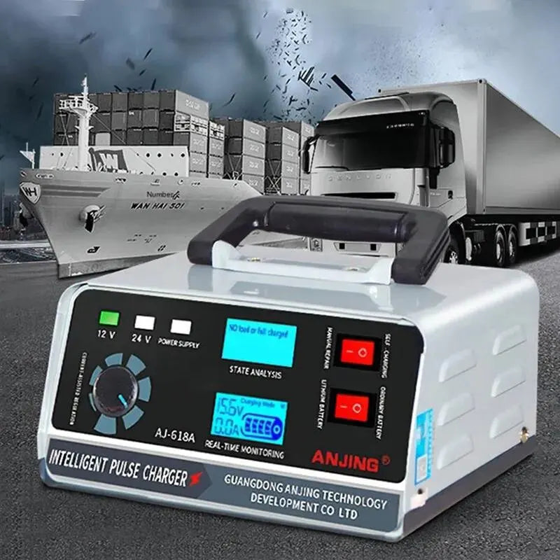 Trickle & Pulse Battery Charger for Car, SUV, Truck & Boat