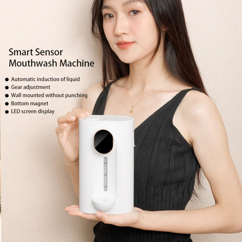 Magnetic Mouthwash & Liquid Soap Dispenser