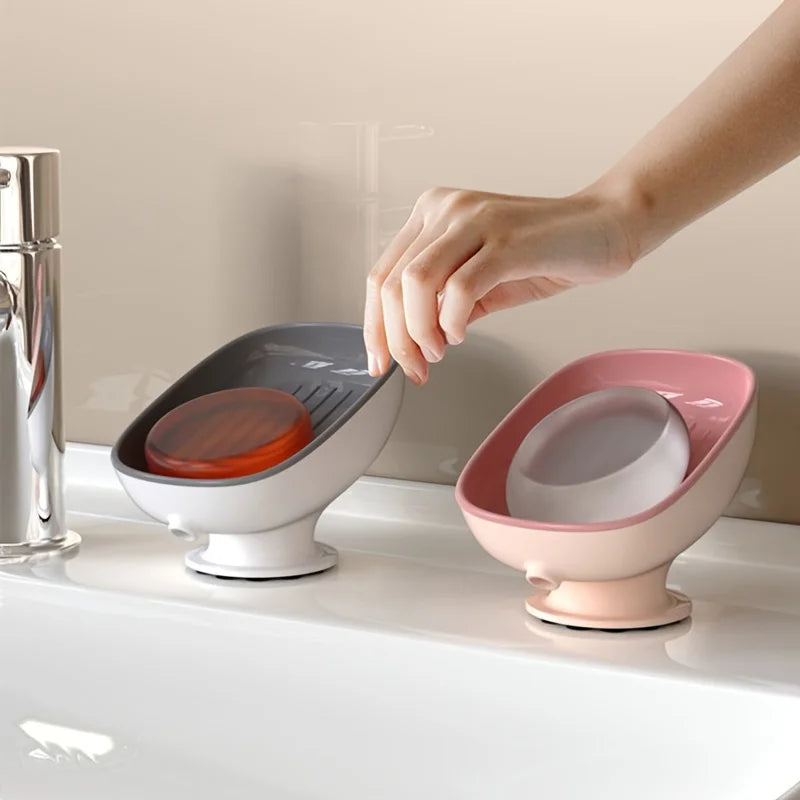 Creative Suction Cup Soap Dish – Bathroom Soap Holder