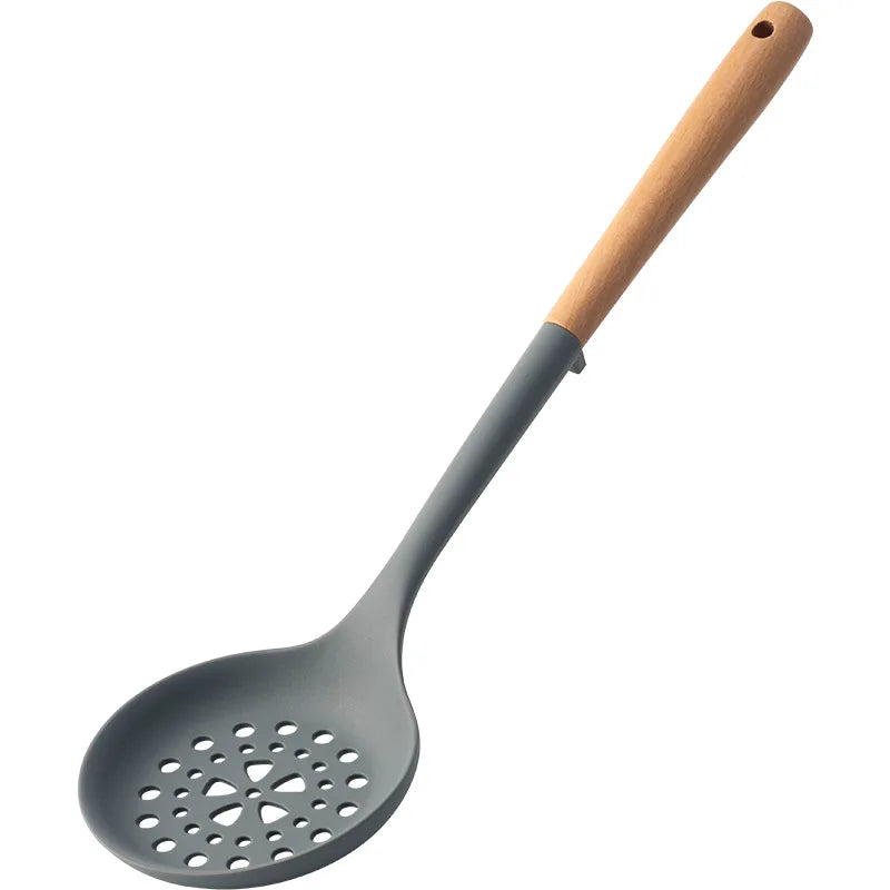 Wooden Handle Silicone Cooking Spatula