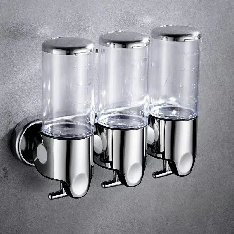 Wall-Mounted Soap & Shampoo Dispenser