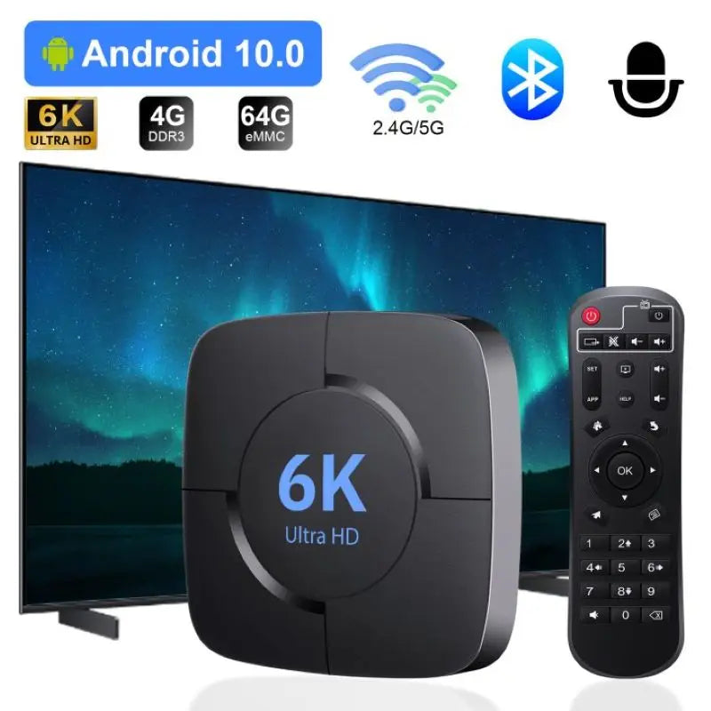 HONGTOP 6K Smart TV Box