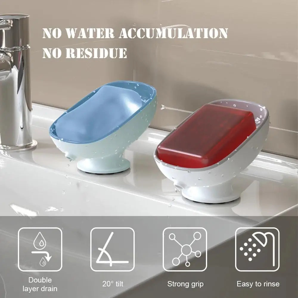 Creative Suction Cup Soap Dish – Bathroom Soap Holder