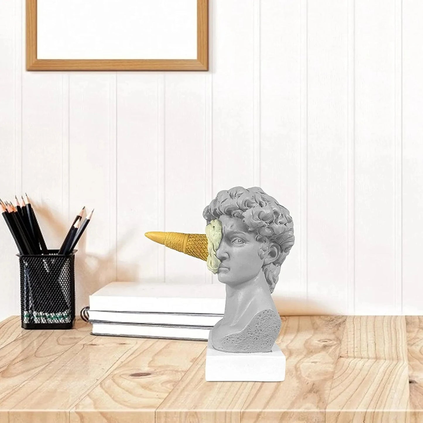 Modern Nordic Ice Cream David Figurine