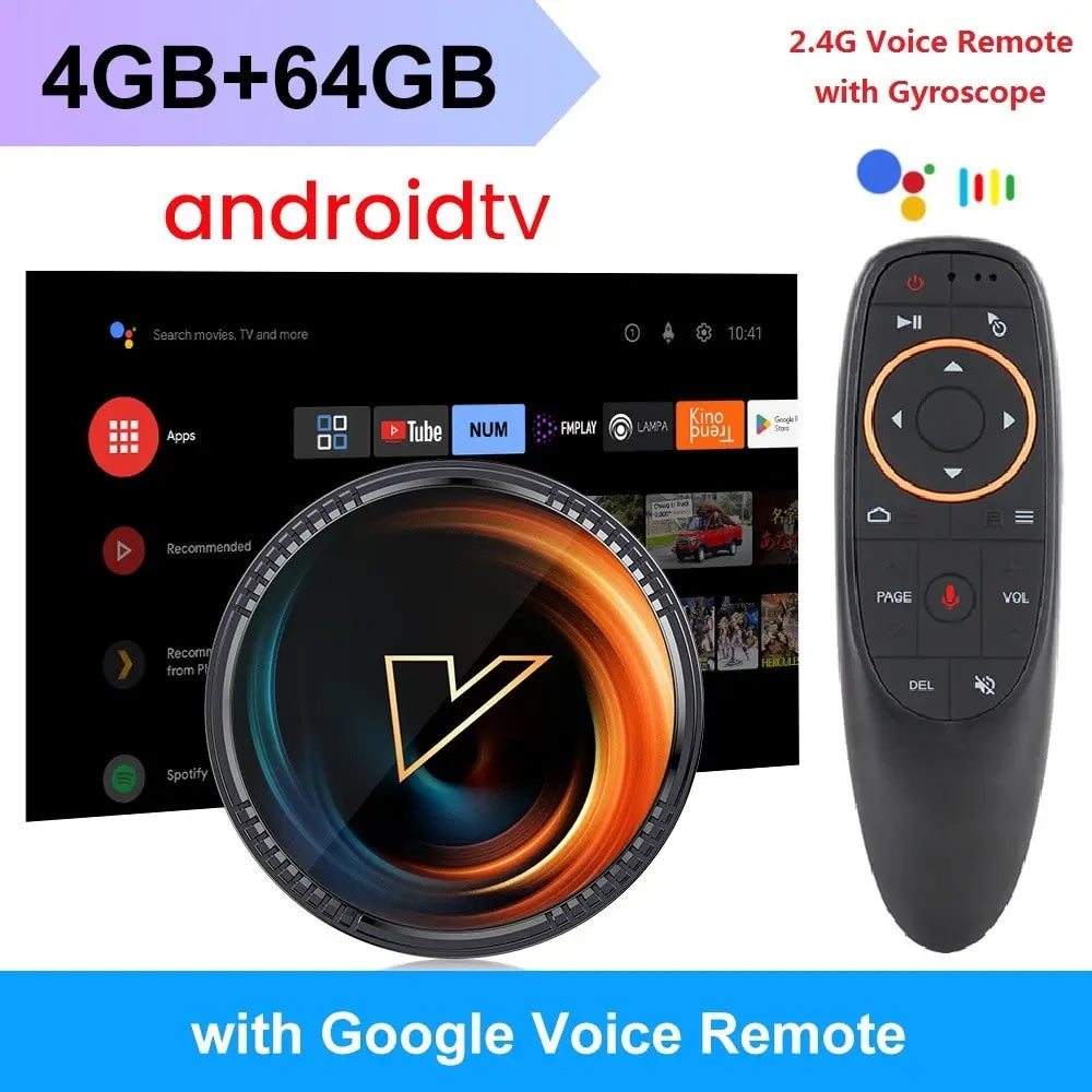 W2 ATV Smart TV Box 4K Android 11 (2GB/4GB RAM)