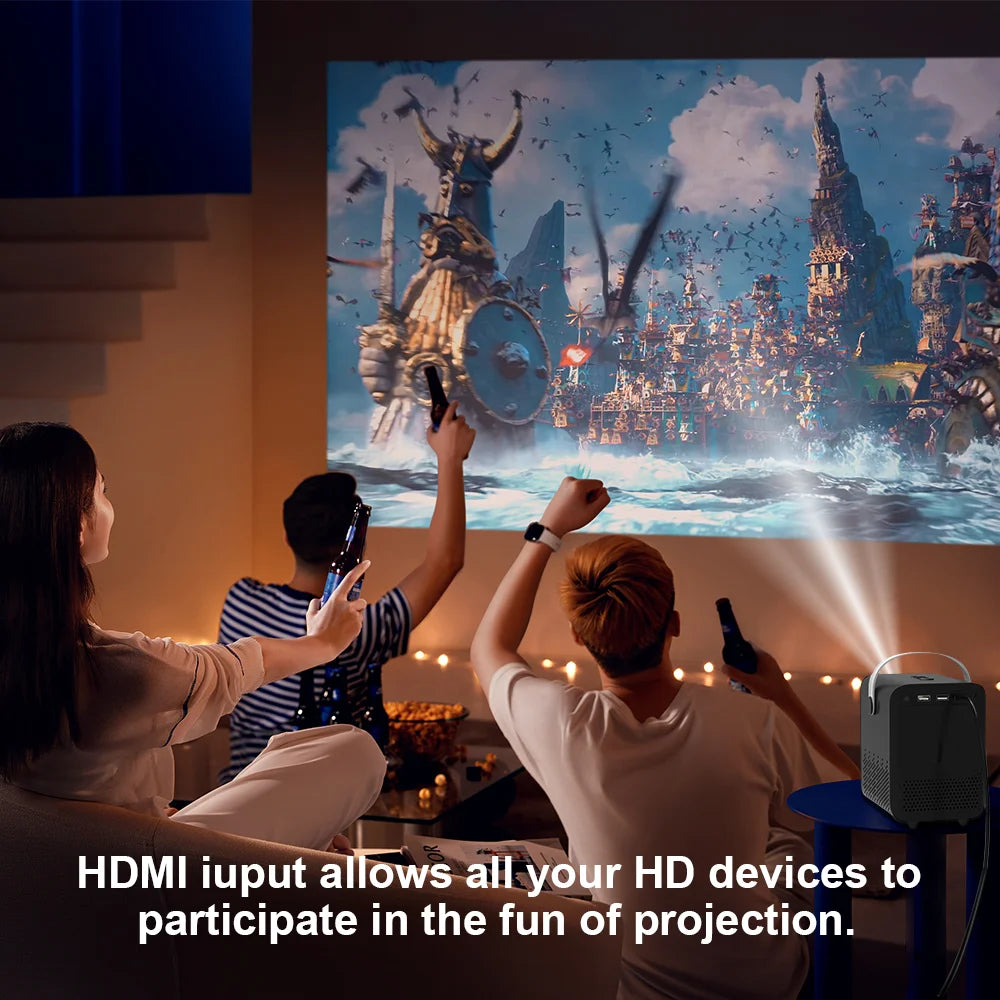Mini Projector 4K 1080P Android – 300 ANSI WiFi