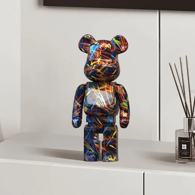 27cm Graffiti Bear Figurine