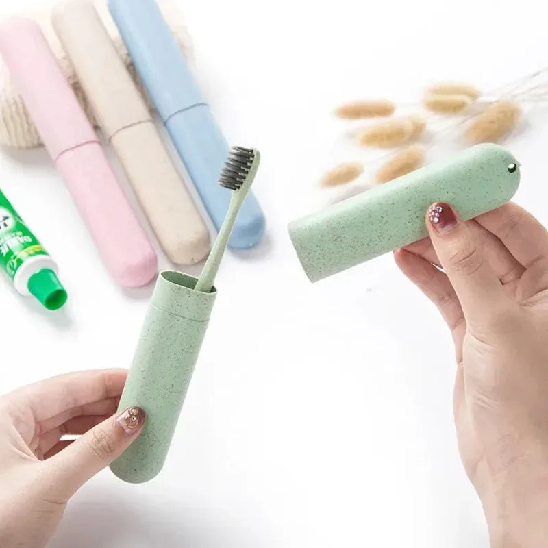 Portable Toothbrush Storage Case – Dust-Proof Travel Holder