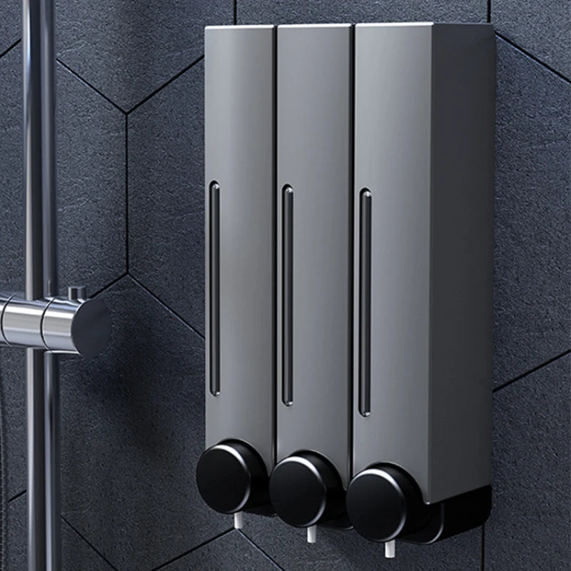 420ml Wall-Mounted Soap & Shampoo Dispenser