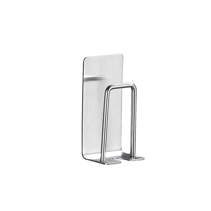 Stainless Steel Wall-Mounted Toothbrush Holder