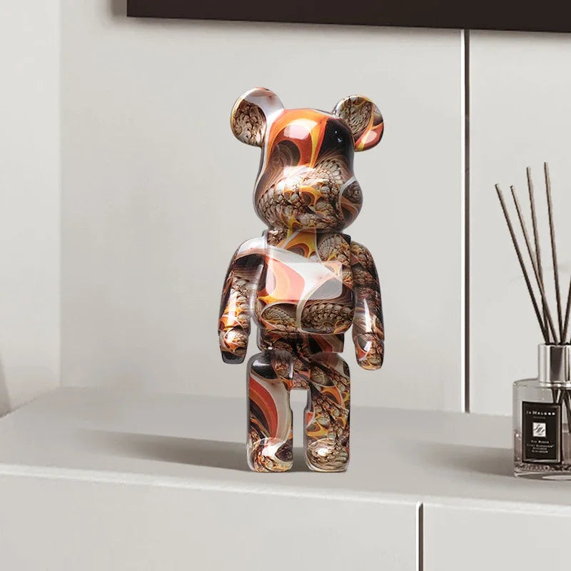 27cm Graffiti Bear Figurine