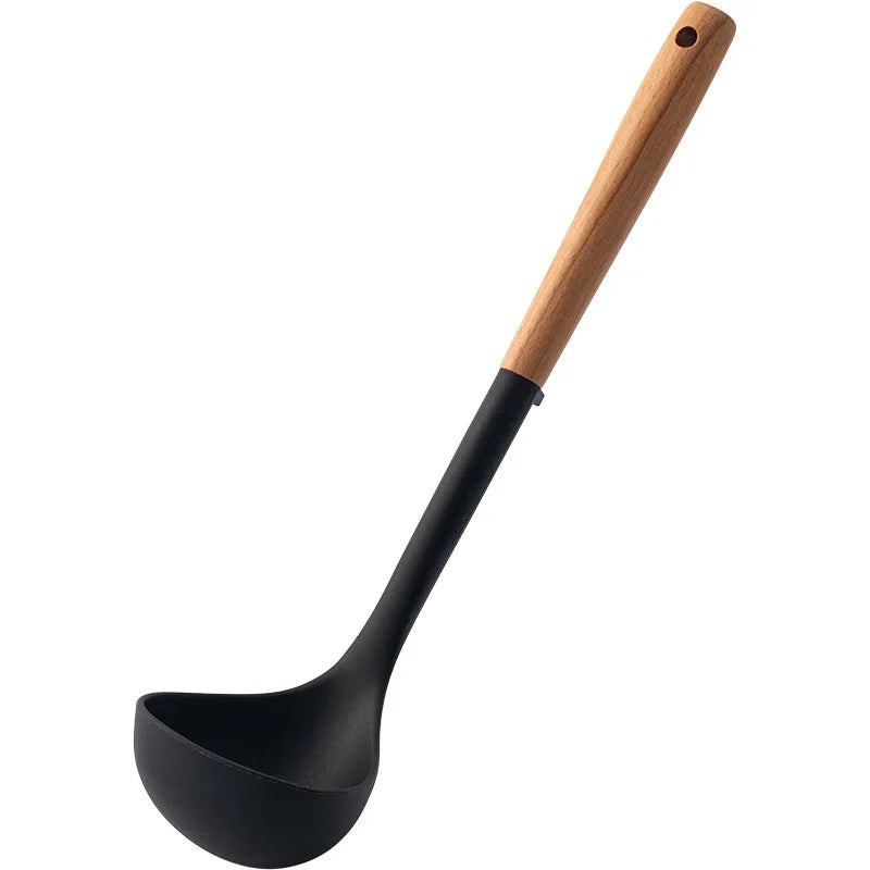 Wooden Handle Silicone Cooking Spatula