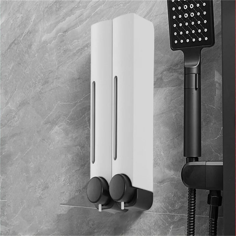 420ml Wall-Mounted Soap & Shampoo Dispenser