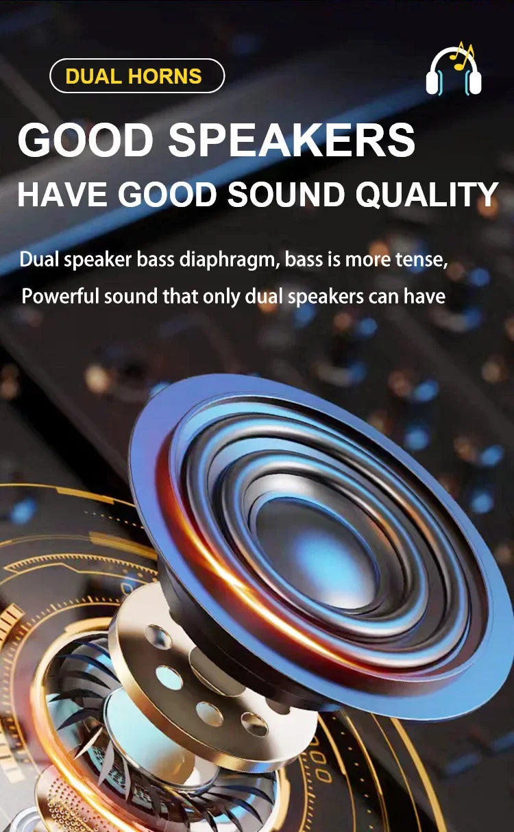 Portable Dual Microphone Karaoke Machine