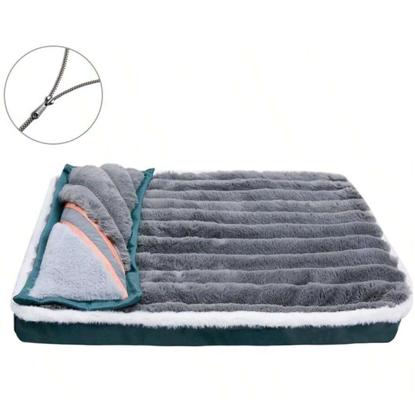 Removable Zipper Dog & Cat Bed Mat