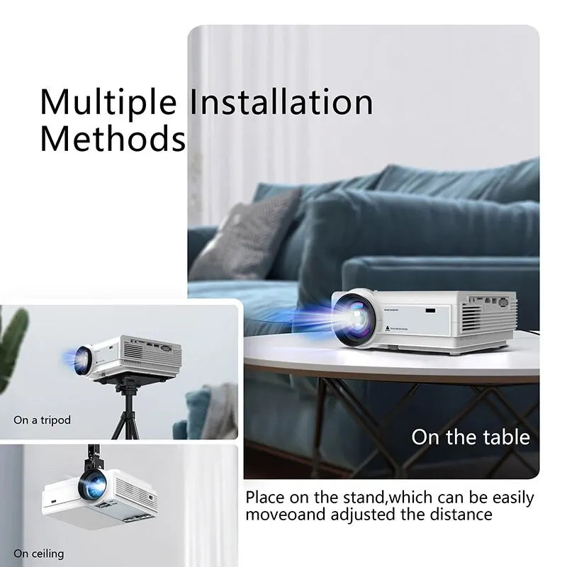Global TFlag L36P Mini Projector 1080P 4K WiFi Portable