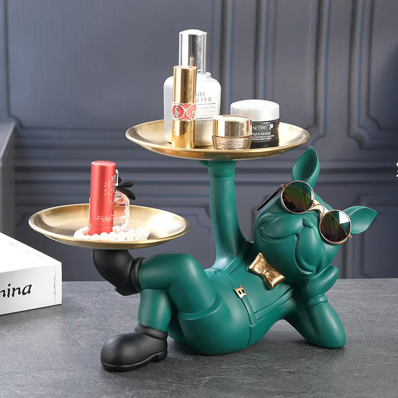 Wealth Dog Key & Candy Tray Ornament