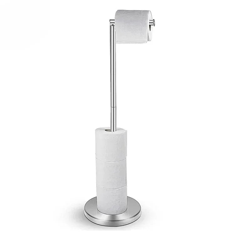 Freestanding Stainless Steel Toilet Paper Holder – Anti-Rust