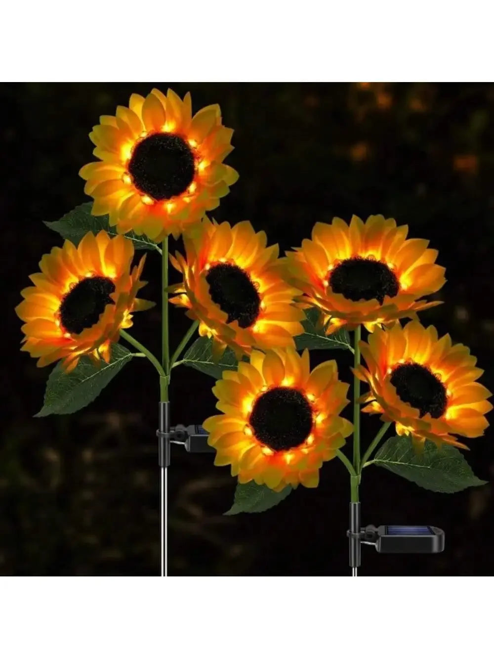 Waterproof Outdoor Solar LED Sunflower Lamp