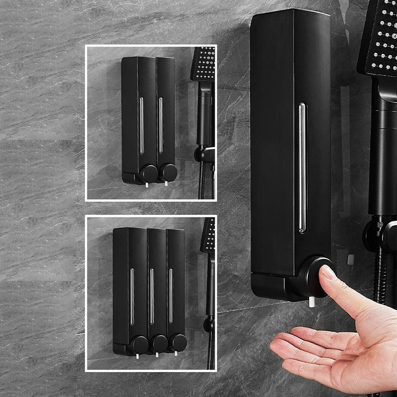 420ml Wall-Mounted Soap & Shampoo Dispenser