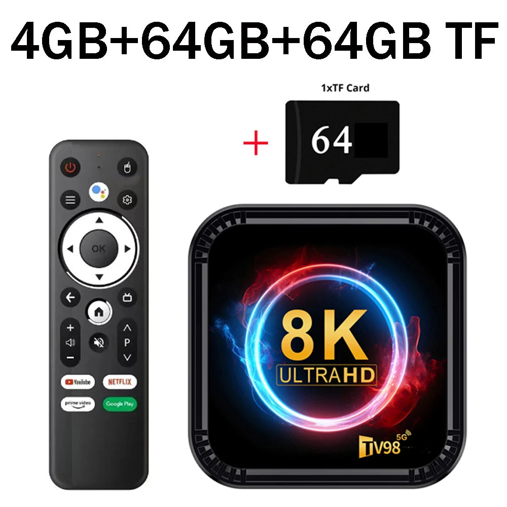 TV98 RK3528 Ultra HD 8K Smart TV Box