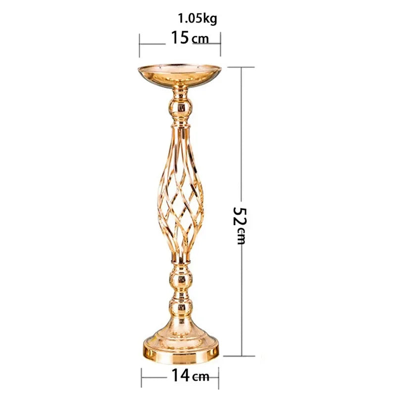 Wedding Table Candle Holder & Flower Vase Decor