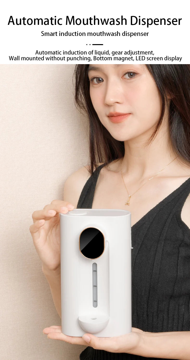 Magnetic Mouthwash & Liquid Soap Dispenser