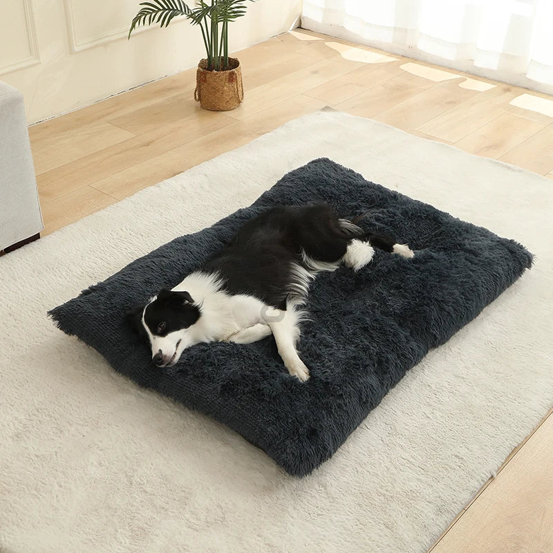 Soft Plush Dog & Cat Bed Basket