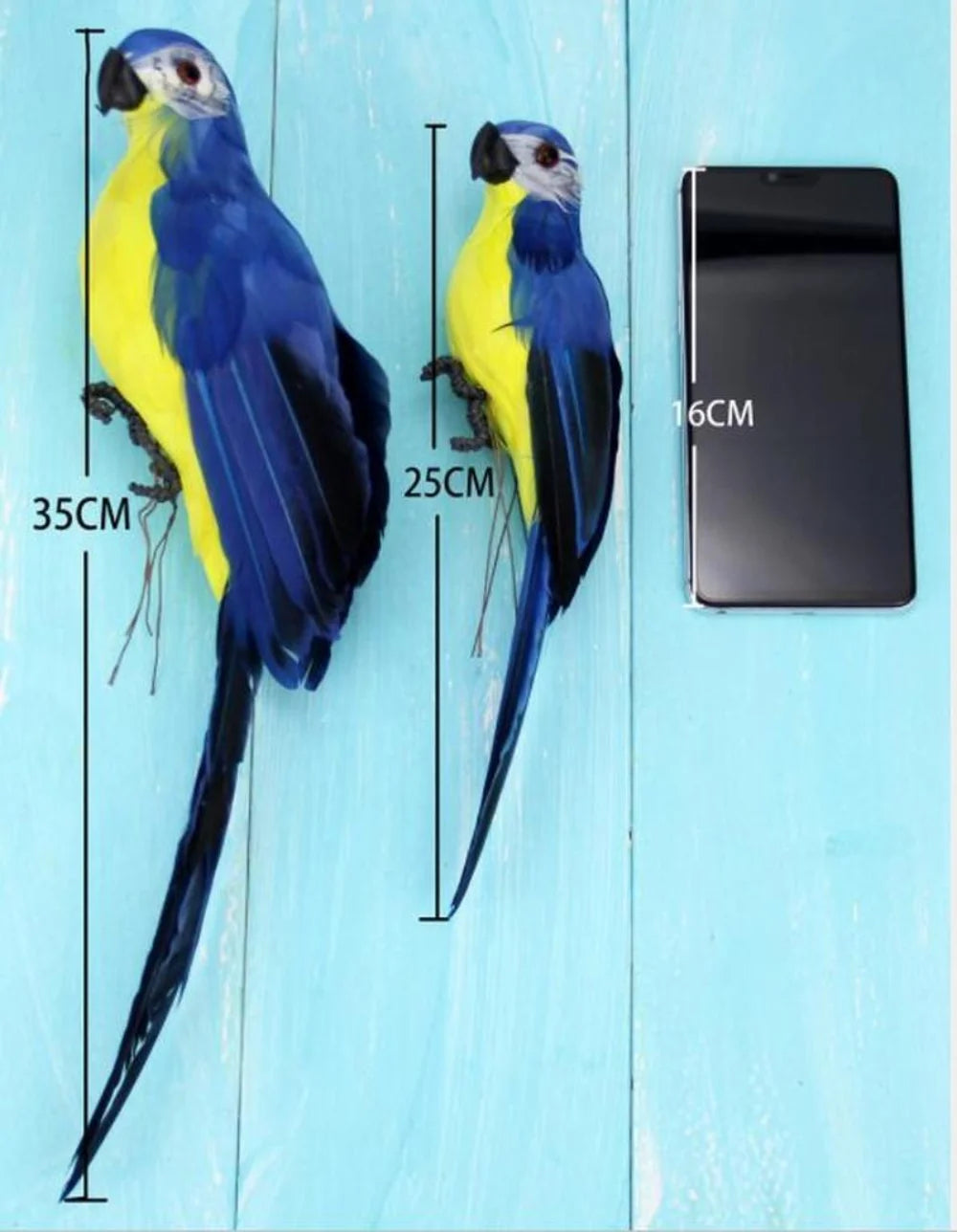 Creative 25/35cm Simulation Parrot Lawn Decoration