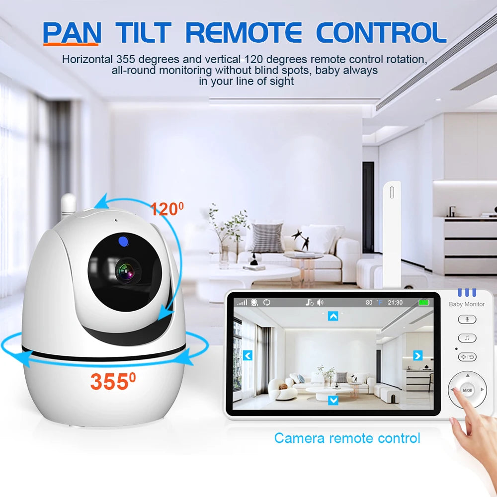 5.0" Wireless Video Baby Monitor