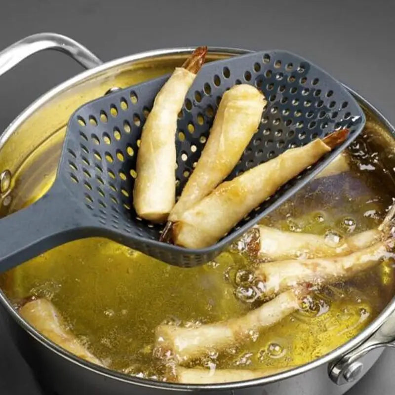 Strainer Spoon & Funnel – Portable Kitchen Cooking Tool
