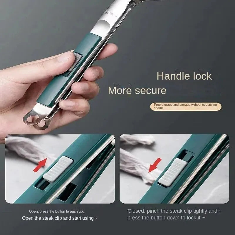 Stainless Steel Steak & Pancake Spatula Tongs
