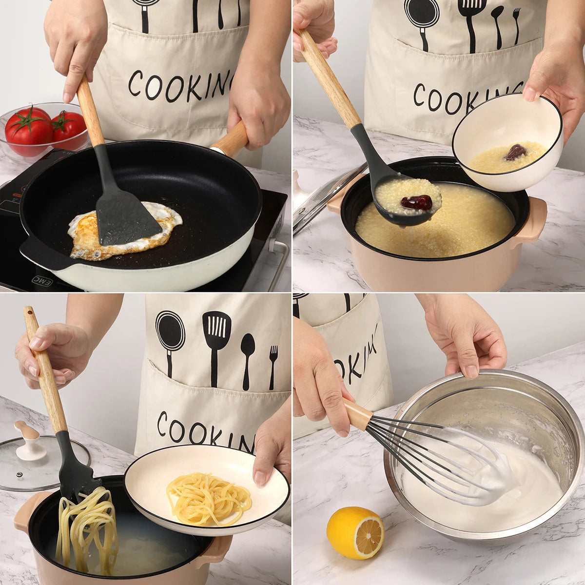 12-Piece Silicone Kitchen Utensil Set