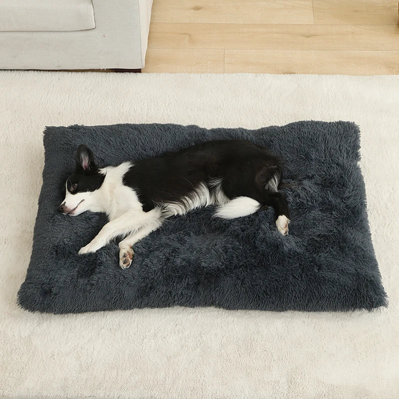 Soft Plush Dog & Cat Bed Basket