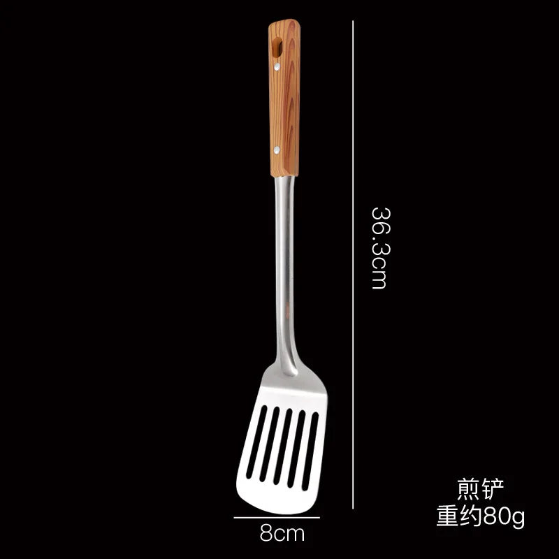 Thickened Stainless Steel Cooking Spatula Set