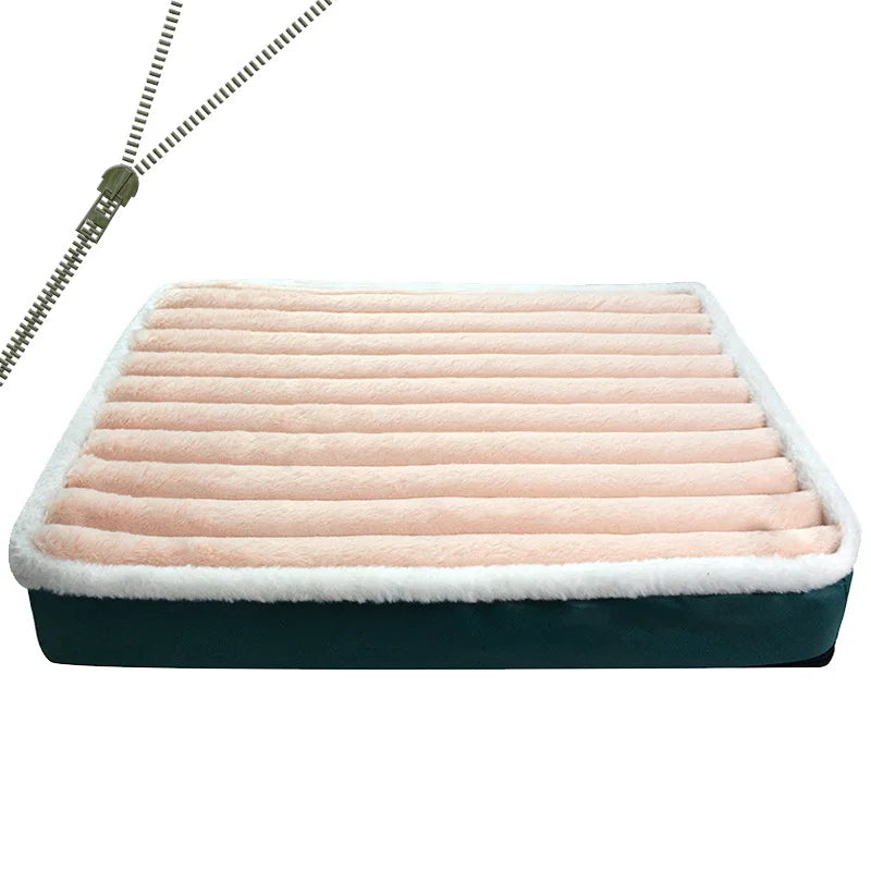 Removable Zipper Dog & Cat Bed Mat