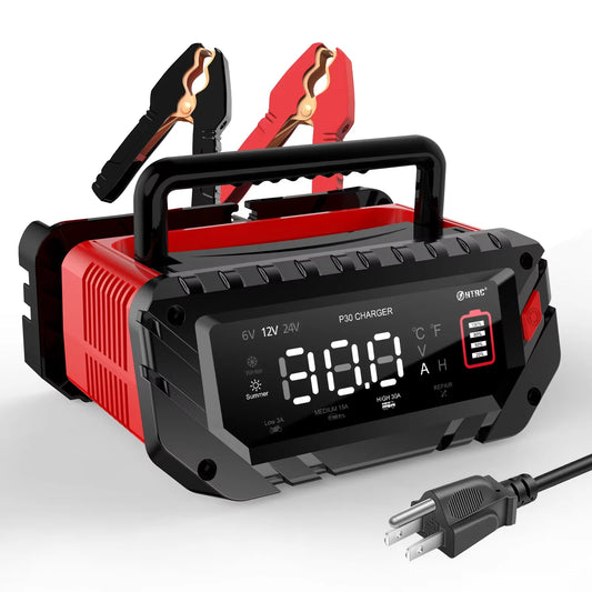 12V/24V Smart Battery Charger for AGM, GEL & LiFePO4