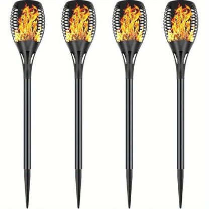 12LED Solar Flame Torch Light