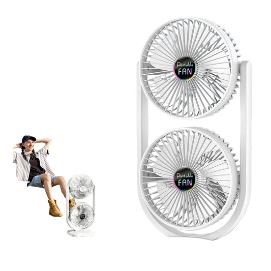 USB Rechargeable Portable Desktop Fan – Rotatable Design