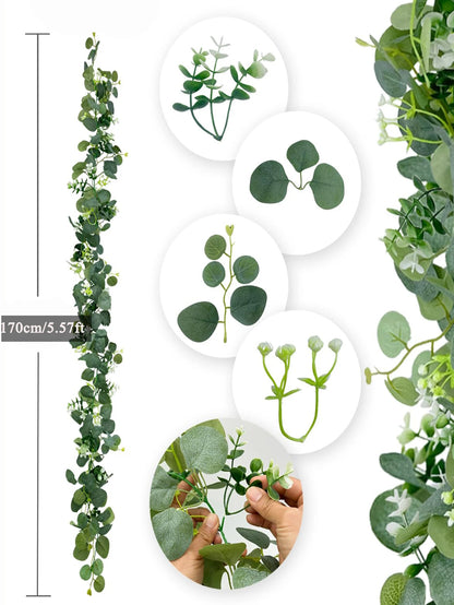 Silk Hanging Plants for Home, Garden & Wedding Decor
