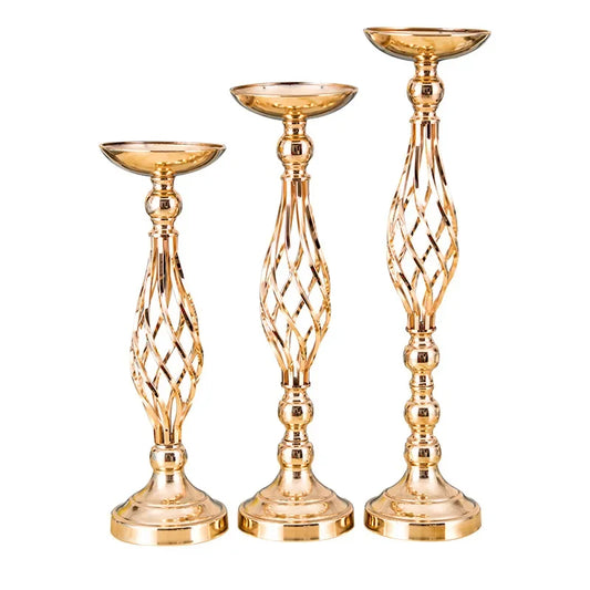 Wedding Table Candle Holder & Flower Vase Decor