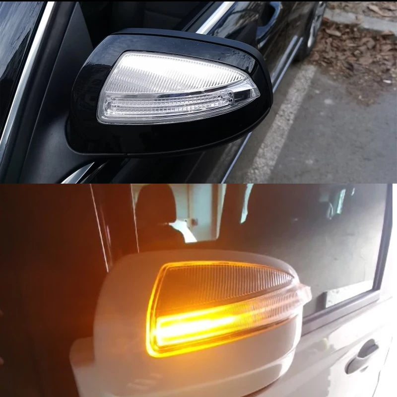White LED Side Mirror Turn Signal Light