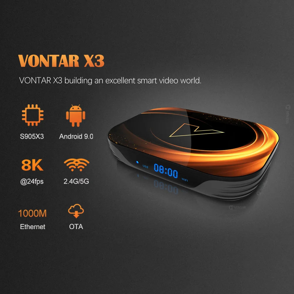 VONTAR X3 8K TV Box