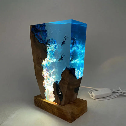 Seabed Exploration Resin Table Light