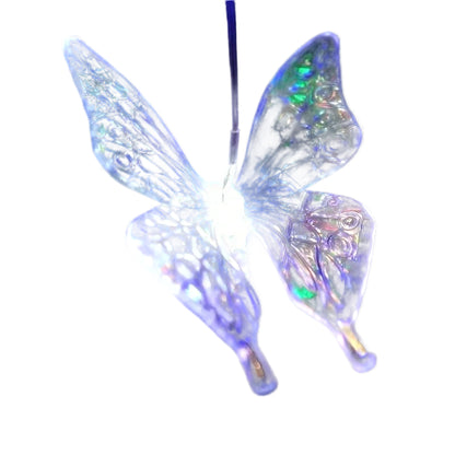 Solar-Powered LED Butterfly Wind Chimes