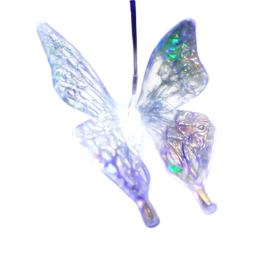 Solar-Powered LED Butterfly Wind Chimes