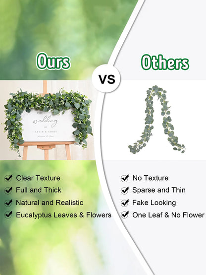 Silk Hanging Plants for Home, Garden & Wedding Decor