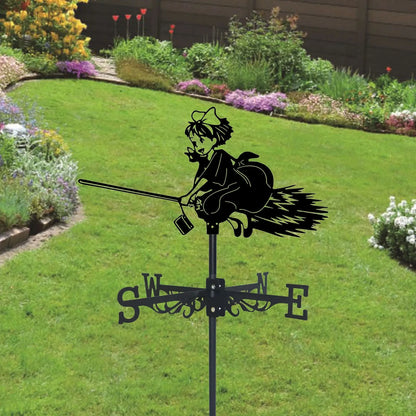 Witch Metal Weathervane