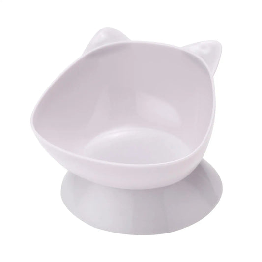 Tilted Water & Food Feeder Raised Pet Bowl